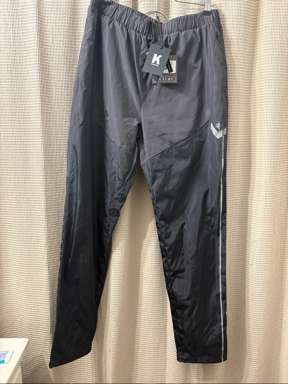 Kappa kontrol Charcoal Gray Joggers with Reflective Logo - Picture 2 of 11